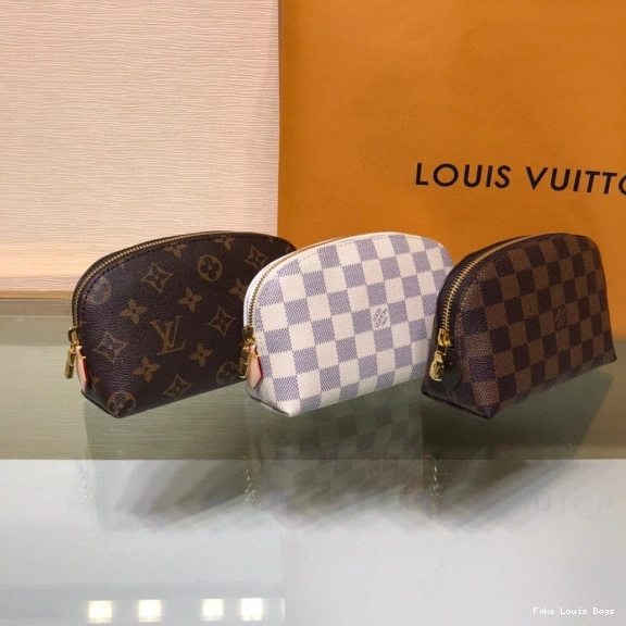 Fake Louis Bags VUITTON POUCH COSMETIC LOUIS 0802
